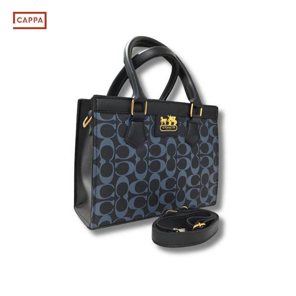 Coach Signature Monogram Tote Handbag