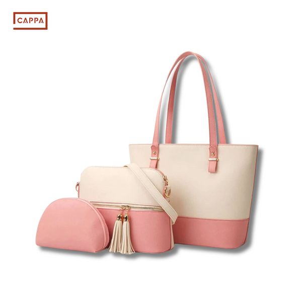 3-Piece Premium Shoulder Bag Set