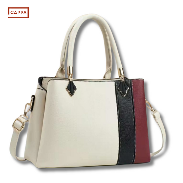 TriCharm Luxe Leather Bag